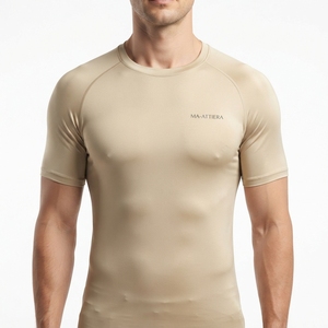 T-shirt de compression à manches courtes pour homme, style Bape, vêtements de sport, fitness, athlétisme - Product Image 1