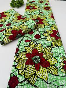 Tela de Algodón Ankara con Estampado Africano de Primera Calidad, Diseño Vibrante para Prendas de Moda, Sudáfrica y Nigeria - Product Image 3