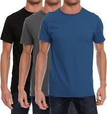 Comfortable Everyday Cotton Tee Men's Outdoor Adventure Regular Fit Moisture-Wicking Quick Dry Breathable Travel T-<b>Shirt</b> <b>Safari</b> - Product Image 2