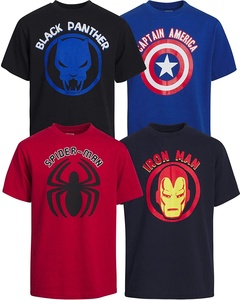 T-shirt unisexe à manches courtes, haut à col rond, de Super héros Marvel, fitness, vêtement de mode, - Product Image 4