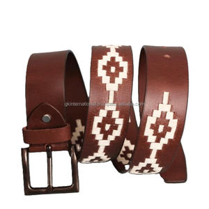 เข็มขัดขี่ม้าหนังแท้คุณภาพสูง ปรับแต่งได้ หัวเข็มขัดแบบพิน  สำหรับขี่ม้าและโปโล  ลดราคาพิเศษ - Product Image 5