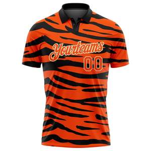 <b>Custom</b> Printed Polo Shirt Sublimation 100% Polyester Golf Sportswear Club Team Uniform OEM Wholesale Personalized Name Logo Wear - Product Image 2