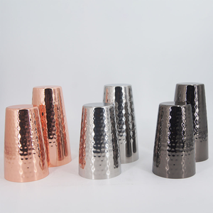 Coctelera Profesional Personalizada de Acero Inoxidable Martillado, 500ml/700ml, para Bar - Product Image 5