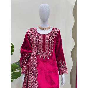 Conjunto de Traje XL para Fiesta con Bordado de Hilo y Lentejuelas - Product Image 4