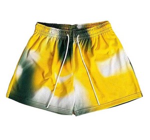 Pantalones Cortos Deportivos Sublimados a Rayas Transpirables Personalizados de Cintura Baja para Hombre, Equipo Atlético de Grado Profesional para Maratones y Carreras 2026 - Product Image 4