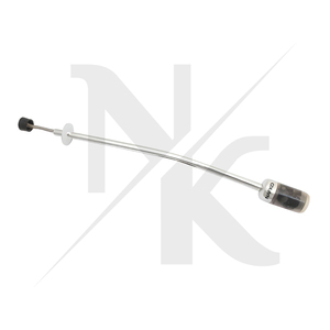 Applicateur de bolus à tête incurvée en acier inoxydable, diamètre 25x80mm, capacité 1 bolus, pistolet de dosage manuel vétérinaire pour animaux - Product Image 3