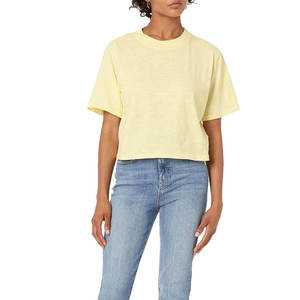 Nuevo diseño, camisetas cortas de alta calidad para mujer, ropa informal, transpirable, de manga corta, en venta. - Product Image 2