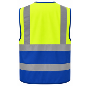 Gilet de sécurité pour entrepreneur, vêtements réfléchissants haute visibilité, fournisseur en gros personnalisé, vêtements de travail de construction, uniforme de protection - Product Image 3