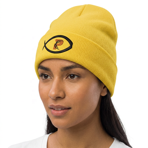 New Design Custom Logo Image Knitted Winter Beanie 100% Acrylic Unisex Adult Size Low MOQ <b>Prime</b> Bags - Product Image 1