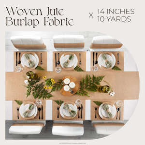 Tissu géotextile en jute 100% naturel et écologique, tissé, largeur 40 pouces, 10 oz, rouleau de toile de jute du Bangladesh, durable et biodégradable - Product Image 3