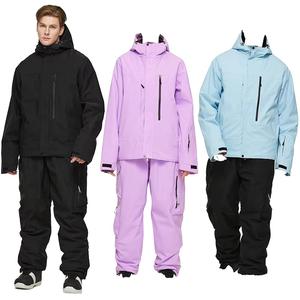 Veste de ski pour homme, imperméable, coupe-vent, isolée, manteau de neige, hiver, extérieur, fabricant OEM ODM, veste de ski pour femme - Product Image 1