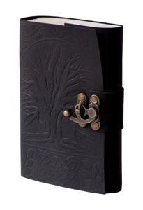 Carnet et carnet de croquis vintage en cuir Arbre de Vie, Livre des Ombres, couverture vintage en papier kraft, planificateur classique personnalisé - Product Image 6