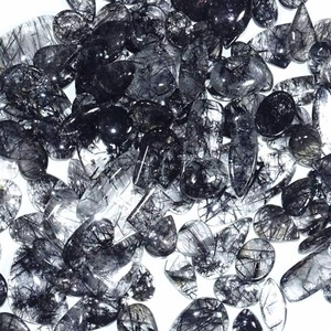 Offre Spéciale : Pierre Précieuse Naturelle en Quartz Rutile Noir en Vrac |   Pierre de cristal de haute qualité pour la fabrication de bijoux et la collection de minéraux - Product Image 6
