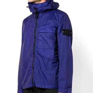 Wholesale New 2026 Customized Logo Outdoor <b>Lightweight</b> Waterproof Windbreaker With Zipper Men <b>Jacket</b> with Hoodie OEM Service - Product Image 2