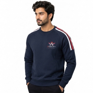 Sudadera para Hombre, Cuello Redondo, Informal, con Tela Exterior Suave, Interior Cómodo, Corte Relajado, Personalización de Marca, Múltiples Tallas - Product Image 2