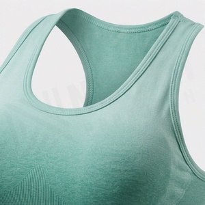 Conjunto de Yoga de 2 Piezas Color Verde Salvia para Mujer, Sujetador Deportivo con Espalda Cruzada, Leggings de Cintura Alta, Ropa Deportiva sin Costuras para Gimnasio - Product Image 4