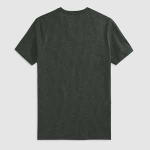 T-shirt personnalisé en bambou, T-shirt col rond en coton biologique pour homme, T-shirt ajusté d'été à manches courtes - Product Image 2