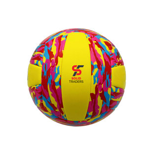 Solid Trader <b>Pro</b> Level Comfort Professional Training Ball Soft <b>Surface</b> Design High Impact Absorption Reliable Quality Volleyball - Product Image 4