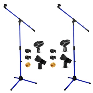 5 Core Mic <b>Stand</b> Floor Pair Adjustable 72" Tripod <b>Microphone</b> <b>Stands</b> w Extending Telescoping Boom Arm - Product Image 2
