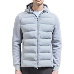 Vestes matelassées pour hommes, OEM personnalisées, chaudes, style streetwear, à capuche, matelassées, pour sports d'hiver, style décontracté, vestes matelassées pour hommes - Product Image 2