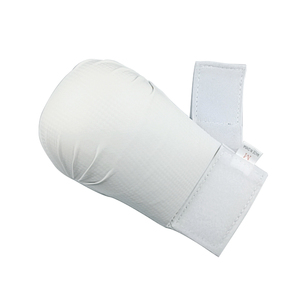 Gants d'entraînement et de sparring en mousse PU moulée, blancs, avec absorption de l'humidité, pour arts martiaux, personnalisables avec logo OEM - Product Image 2