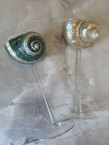 Verres en coquillages de qualité supérieure du Vietnam, verre transparent et coquillages naturels pour le service de cocktails, la décoration de table, les hôtels et les événements - Product Image 3