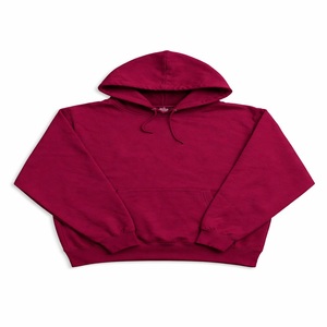 Vente en gros de sweats à capuche unisexes personnalisés |   Tissu polaire en coton et polyester 280-320 GSM |   Sweat-shirt uni, solide, mi-lourd, respirant - Product Image 3