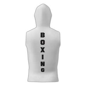 Sudadera sin mangas premium diseñada para sesiones de calentamiento previas al combate, tela ligera y transpirable para boxeadores. - Product Image 6