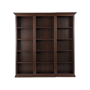 Modern <b>Solid</b> Teak <b>Wood</b> <b>Bookcase</b> & Display Cabinet for Living Room Home Office Hotel & Library-Luxury Wooden Furniture - Product Image 1