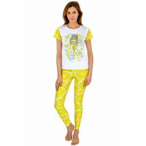 Women's Lightweight Eco Friendly <b>Yoga</b> <b>Sets</b> Breathable Sublimation Print Pattern High Elastic Waist 2 Piece <b>Set</b> - Product Image 4