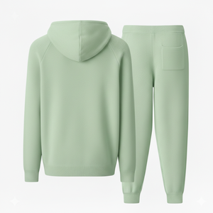 Men's Breathable Fleece Winter Casual Tracksuit Jogging Suit Side <b>Stripe</b> Hoodies Pants Set Custom Color Size Eco-Friendly - Product Image 6