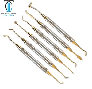 Kit d'instruments de restauration composite de qualité supérieure, outils de sculpture pour la pose de composites dentaires, réutilisables en acier inoxydable - Product Image 6
