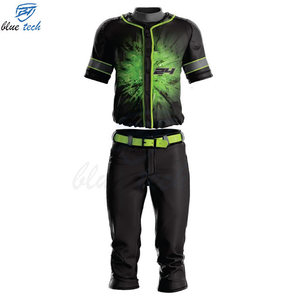 High Quality Custom Baseball Uniform for Team Training Matches OEM Baseball Jersey Uniform Set Custom Logo Printing Plus Size - Product Image 4