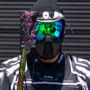 Funda de lona personalizada para barril de paintball, calcetín de seguridad, bolsa reforzada de alta resistencia para barril con cordón ajustable, venta al por mayor OEM - Product Image 3