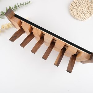 Premium Hardwood Wall Mounted Wooden <b>Hook</b> Luxury Entryway Foldable Organizer for Coats Jackets Bags and Accessories - Product Image 3