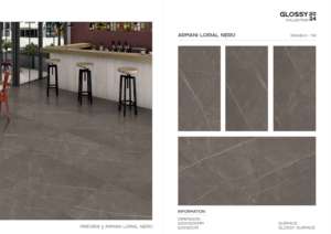 กระเบื้องพอร์ซเลนผิวมันเงาแบบคลาสสิค ขนาด 600x1200 มม. ผิวขัดเงา สำหรับปูพื้นและผนัง ตกแต่งภายในและภายนอกอาคารสมัยใหม่ - Product Image 2