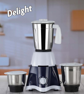 Mixeur Électrique Mahadev Blend X 500W avec 3 Bacs en Acier Inoxydable, Appareil de Cuisine Polyvalent, Capacité 5-8 Tasses, 3 Vitesses - Product Image 1