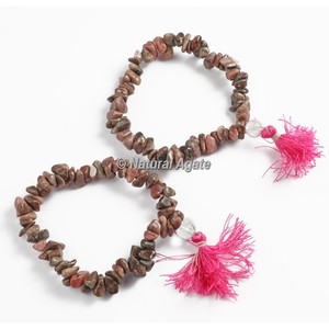 Bracelet de yoga en éclats de pierre de soleil naturelle de haute qualité pour la guérison - Product Image 6