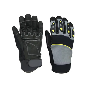 Guantes Mecánicos de Trabajo Reforzados con Palma Acolchada, Sintéticos, Antiabrasión, para Montaje, Manipulación y Herramientas, en Oferta - Product Image 1