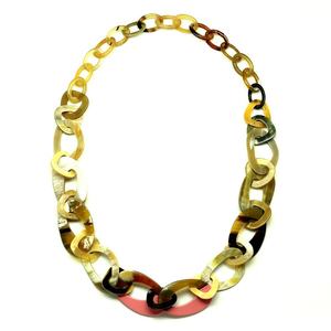 Collier en corne de buffle naturelle, tendance et personnalisé, pour enfants et femmes, idéal pour les fêtes. - Product Image 4