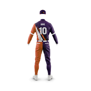 Conjunto de Uniforme de Fútbol Personalizado para Hombre, Color Naranja con Bloques, Sublimado, Poliéster, Ajustado, Sin Mangas, Número 10, Talla Grande, Logotipo Frontal - Product Image 2