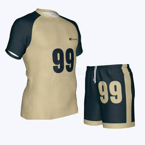 Vêtements de sport d'extérieur de haute qualité, personnalisés avec logo imprimé, respirants, légers, écologiques, en polyester, pour le volley-ball - Product Image 2