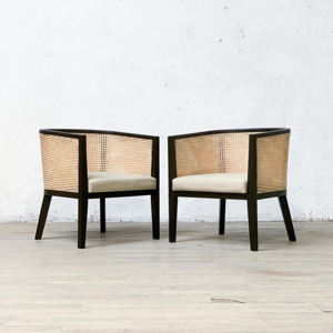 Sillón Tradicional con Reposabrazos, Conjunto de Muebles de Ratán para Exteriores, para Patio, Comedor, Hotel, Playa y Jardín - Product Image 1