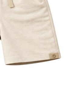 Manufacturer Men Beige Sleeveless Tank Top And Shorts <b>Set</b> Casual Summer Cotton Outfit Contrast Trim Drawstring Two Piece <b>Set</b> - Product Image 6