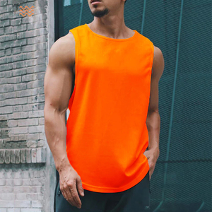<b>Men's</b> Quick Dry Solid Color <b>Tank</b> <b>Top</b> O-Neck Sleeveless Casual Workout Wear in Black Gray <b>White</b> Green - Product Image 6