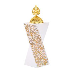Brûleur d'encens artistique Mabkhara pour accessoires et cadeaux de maison arabe avec couvercle en maille métallique, porte-encens aromatique Bakhoor - Product Image 5