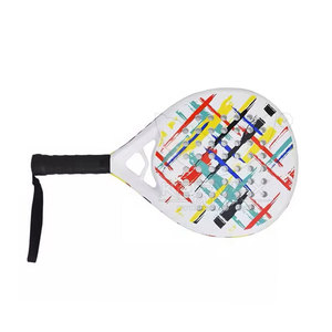 Raquettes de padel en diamant en gros, face en fibre de carbone, cadre renforcé, légères, durables, poids équilibré, poignée absorbant les chocs - Product Image 4