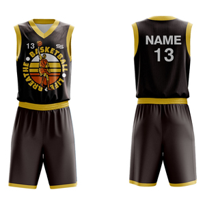 Uniforme de Baloncesto Transpirable de Primera Calidad, Uniformes de Equipo con Sublimación Elegante, Diseño Impreso de Moda, Camisetas de Baloncesto - Product Image 4