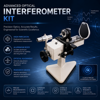 Perangkat Interferometer Optik Presisi |   Fabry Perot Twyman Green Setup Aluminium Body Alat Penelitian Laboratorium OEM 1 Tahun