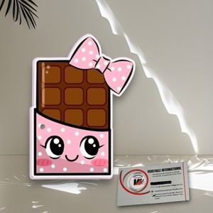 Private <b>Label</b> Lash Cute Chocolate Bow Acrylic Solid Diamond Oval Eyelash Tools Accessories Plate Eyelash Extension Tiles Pallet - Product Image 4